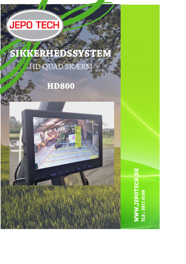 Forside: Sikkerhedssystem - HD800