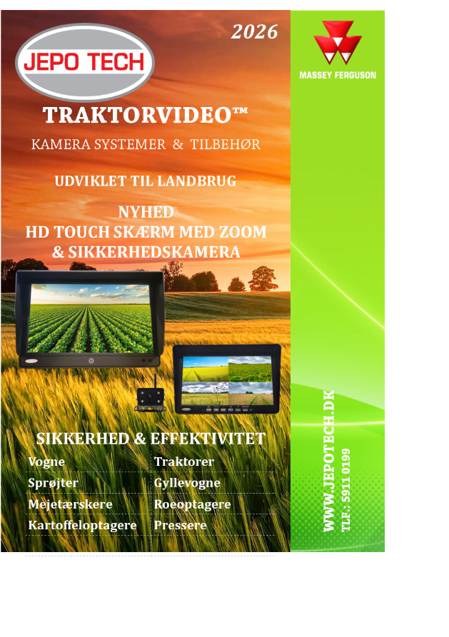 Forside: Traktorvideo 2026 - Massey Ferguson