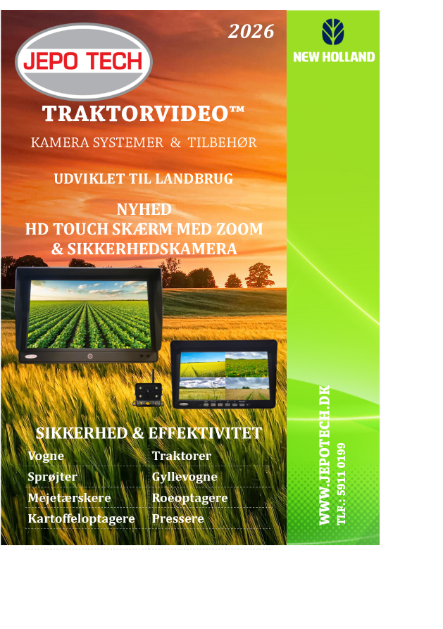 Forside: Traktorvideo 2026 - New Holland