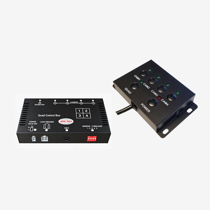 110730 – Quad boks 4 video kanaler med fjernbetjening