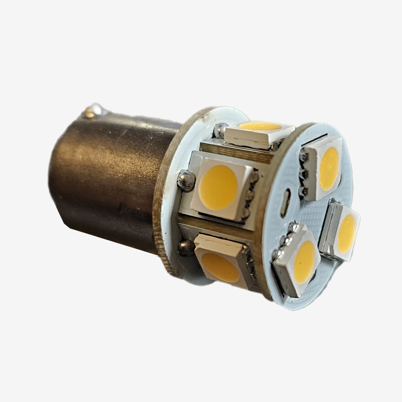 500314 - LED pære BA15S 9 SMD WW 50 lumen (5W)