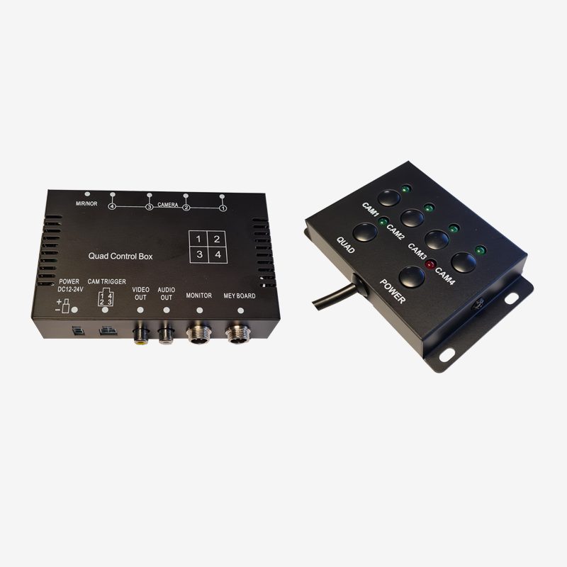 110730 – Quad boks 4 video kanaler med fjernbetjening